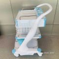 Hospital Steel Detachable Guardrail Treatment Trolley